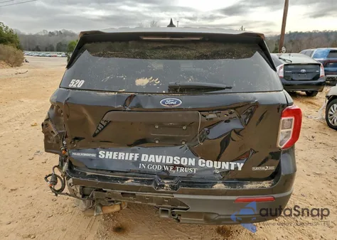 2023 Ford Explorer Police Interceptor из США, поврежденный, VIN 1FM5K8AB6PGB84226